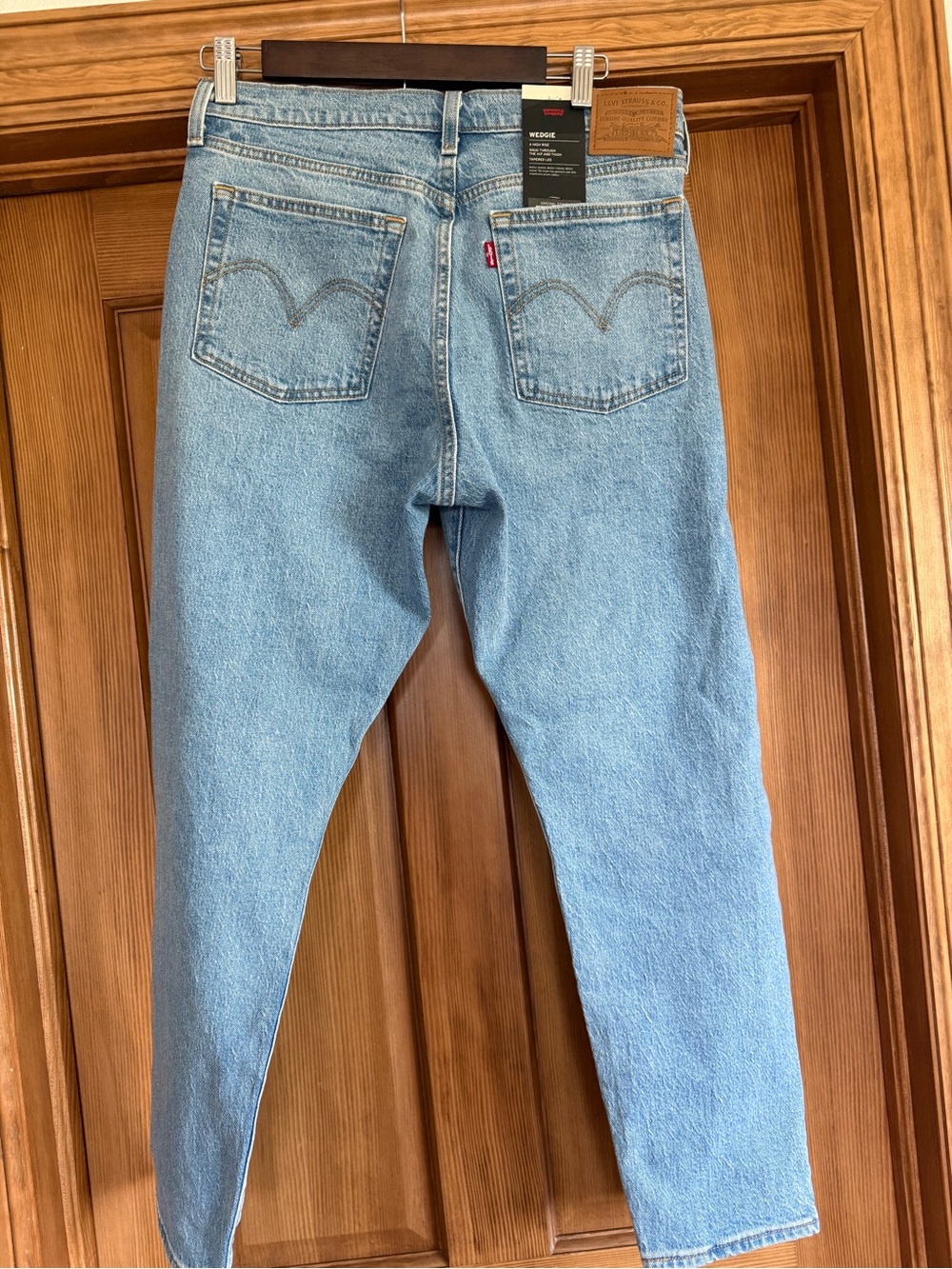 Levi's Light Blue High-Rise Mom Jeans